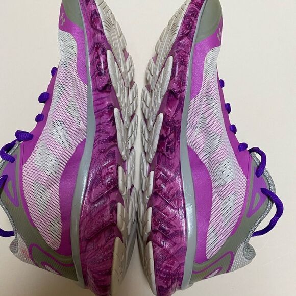 Under Armour 4D Micro Foam Purple/White Sneakers - Picture 5 of 9